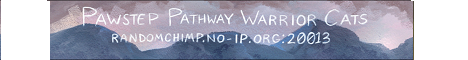 Pawstep Pathway Warrior Cats banner